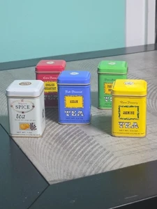 Vintage Mini Lot Tea Tins John Wagner & Sons (5) - Bild 1 von 20