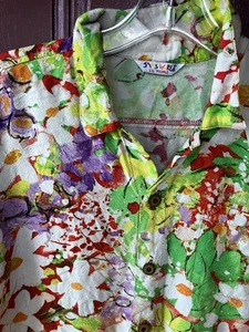 Jams World Lil' People Boys Hawaiian Camp Shirt LARGE copyrighted pattern - Picture 1 of 4