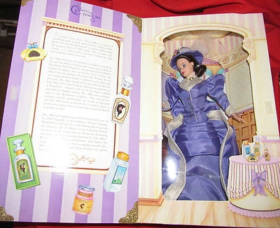 First Avon Lady!!--Mrs. Persis Foster Eames Albee 1997 Barbie Doll- MIB Foto 1 de 4
