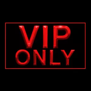 170239 VIP only Membership Free Club Display LED Light Neon Sign - Picture 1 of 7
