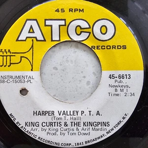 King Curtis & The Kingpins – Harper Valley P.T.A. / Makin' Hey - 1968 US 7" - Picture 1 of 4
