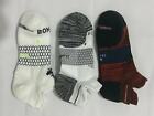 4 Pairs Bombas Cushioned Marl Honeycomb Ankle Socks Size Large 4 Color Mix