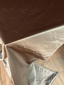 TEXTURED SATIN LOOK GOLD QUALITY FABRIC UPHOLSTERY 57" WIDE X 118” REMNANT - Picture 1 of 12