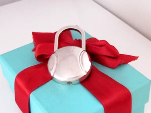 Tiffany & Co 2002 Silver Tennis Ball Keychain Keyring Ring - Picture 1 of 4