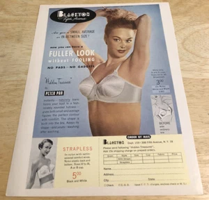 1950 BH AD Hidden Treasures Blackton Fifth Ave - Vintage Magazin Dessous Werbung - Bild 1 von 1
