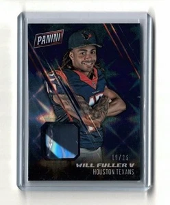2016 Panini Day Will Fuller V (19/25) sombrero usado por el jugador material #24 - Imagen 1 de 1