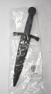 Cold Steel Medieval Training Dagger Knife Black Santoprene Accessory Weapon - Image 1 of 4