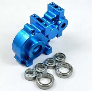 Aluminum Transmission Case Blue For Team Associated RC10GT 7661 Dhawk Racing - Picture 1 of 6