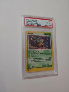 Pokemon Pop 3 2003 EX Sandstorm Seviper 11/100 Holo PSA 8 - Picture 1 of 2