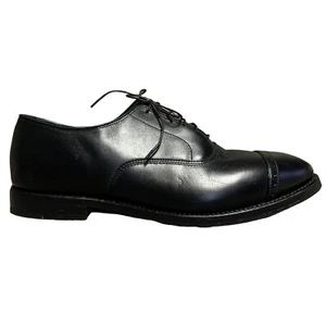 Brooks Brothers Alden Black Classic Cap Toe Oxford Shoes Mens Size 9.5 D - Picture 1 of 16