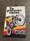 Yamaha Motorcycle Embossed Metal Sign Vintage Style The Great Escape Machine