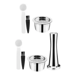 Edelstahl Nachfüllbar Reusable Kaffee Kapsel Pod Fit Für ALDI Expressi - Bild 1 von 7