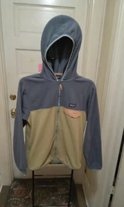 Patagonia Kids' s Sz XL/14 Full Zip Jacket blue yellow - Picture 1 of 7