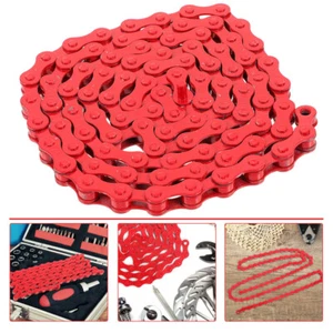 Single Speed Bike Chain Color Bicycle Accessoriesred Road - Picture 1 of 12