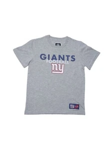 NFL Team Apparel Giants Football T-Shirt Youth Gray Short Sleeve, Size M(10/12) - Picture 1 of 9