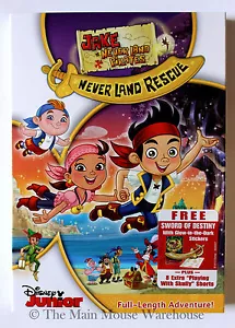 Jake and The Neverland Pirates Never Land Rescue Full Adventure DVD No Slipcover - Foto 1 di 5