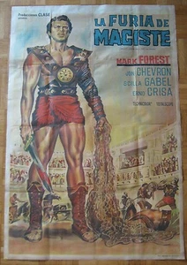 movie poster Colossus of the Arena / La Furia de Maciste Mark Forest - Picture 1 of 2