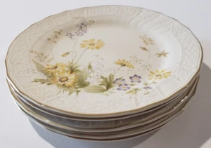 Mikasa Fine Ivory SPRING MEADOW Set of FIVE Salad Plates 8-1/8" Japan - Picture 1 of 7