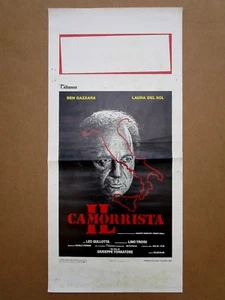 LOCANDINA FILM "IL CAMORRISTA - B. GAZZARA - L. DEL SOL" - 1986 - (POLIZIESCO) - Picture 1 of 1