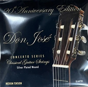 Cuerdas de guitarra clásica La Bella Don José de media tensión enchapada en plata concierto - Imagen 1 de 2