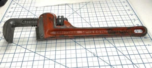 Olympia Pipe Wrench, 14in., Painted Handle, Made In China - Picture 1 of 20