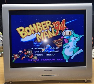 🙇 RARO MONITOR DE TV LCD ESTÉREO AQUOS 20" PULGADAS NÍTIDO BBC APPLE COMMODORE NES 🙇🏻 - Imagen 1 de 21