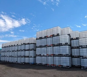 (1X) - 330 Gallon | NON FOOD GRADE IBC | Liquid Storage Tote Tank Potable Water - Picture 1 of 11