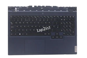 New Lenovo Legion 5-15ITH6H 5-15ACH6H UK White Backlight Keyboard Palmrest Cover - Picture 1 of 2