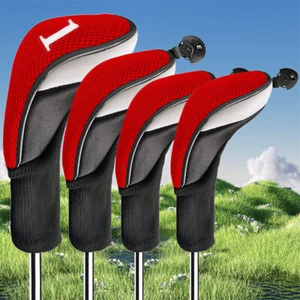 Schläger Kopfbedeckungen für Holz Hybrid Driver Golf Fairway Set 4 - Bild 1 von 20