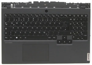 Lenovo Legion 5-15IMH6 82NL 5CB1D12469 Palmrest C Cover Tastatur DE mit BL - Bild 1 von 2