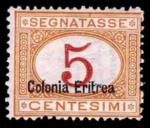 1903 ERTIREA #J1 POSTAGE DUE - WMK 140 - OGHR - VF - $24.00 (ESP#2853) - Picture 1 of 1