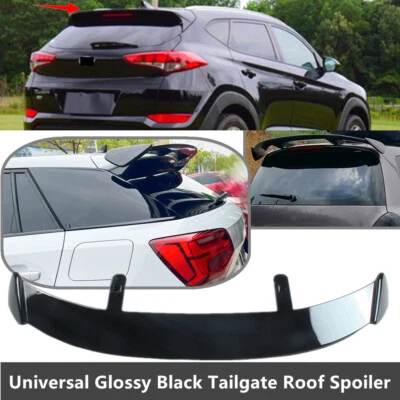 Universal Black Fit For Hyundai Tucson 2016-2021 Rear Roof Spoiler Modified Wing Foto 1 de 4