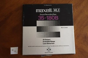 Maxell XLI 35-180B Metal Reel 10.5" x 1/4" Recording Tape Japan Used Empty - Picture 1 of 9