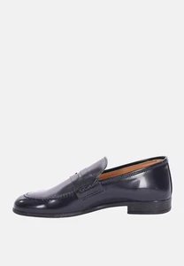 Mocassini Uomo Pelle Lucida Scarpe Eleganti Made in Italy Penny Loafer Cerimonia - Imagen 1 de 12