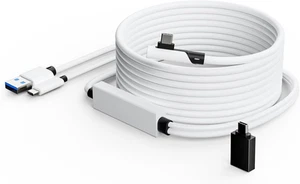 Link Cable 16FT Compatible with Meta Quest 3/2/Pro, Separate USB-C Charging Cabl - Picture 1 of 12
