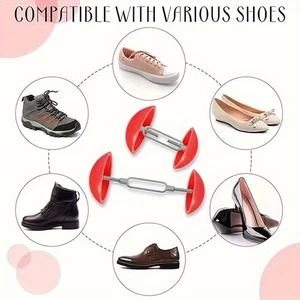 Durable Lightweight Space-Saving User-Friendly 1 Pair Adjustable Shoe Stretchers - Picture 1 of 9