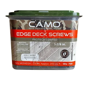 CAMO Edge Deck Screws 1-7/8 in ProTech Coated Qty 700 SKU 0345124 - Picture 1 of 2