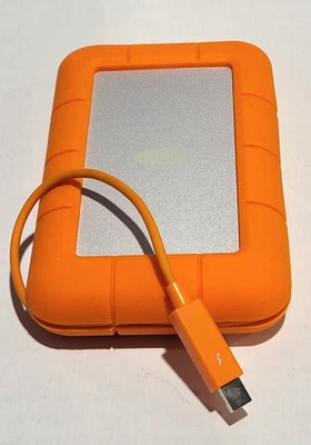 LaCie Rugged Portable THUNDERBOLT and USB 3.0 3 ENCLOSURE for up to 2TB SATA 2.5 - Image 1 of 4