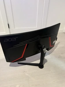 34 Inch Curved Acer Monitor | 180hz | 3440x1440 | HDMI, DP, Power Cable Included - Picture 1 of 9