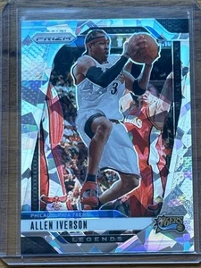 2024-25 Panini Prizm Allen Iverson Ice Prizm #291 Philadelphia 76ers - Foto 1 di 2