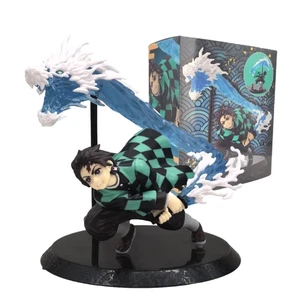 Demon Slayer Anime Figur 2 Typen Kamado Tanjiro PVC Modell Deko Spielzeug Kinder G - Bild 1 von 2