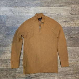 Express 1/4 Zip Baumwollpullover Herren Sweater Herren Small...NEU - Bild 1 von 3