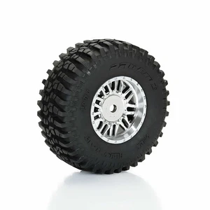 Pro-Line Racing 1028810 1:14 Flat Iron F/R Tires 12mm Hex Chrome Diablo (4) - Picture 1 of 4