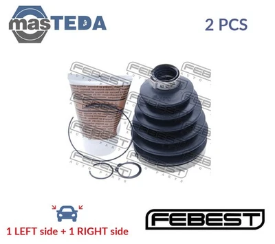 0417P-KB4 CV JOINT BOOT KIT PAIR WHEEL SIDE FEBEST 2PCS FOR MAZDA 626 V,MPV II - Image 1 of 4