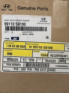 NEW InBox2020-2022 Hyundai Palisade Cruise Distance Sensor Radar OEM 99110 S8100 - Picture 1 of 6