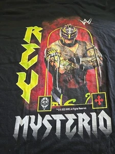 Camiseta WWE Rey Mysterio 2022 talla mediana negra - Imagen 1 de 4