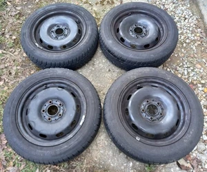 4 Winterräder Mini One/Cooper 175 65 15 Stahlfelgen 5,5Jx15 ET46 SRD DE 155701 - Bild 1 von 17