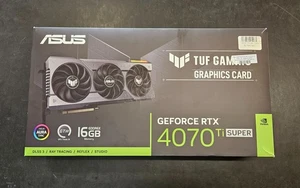 (Solo scatola) ASUS Tuf Gaming GeForce RTX 4070Ti Super Box con confezione interna - Foto 1 di 3
