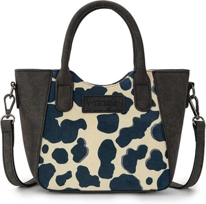 Bandolera pequeña Wrangler negra con estampado de vaca nueva con etiquetas se envía al siguiente día hábil - Imagen 1 de 4