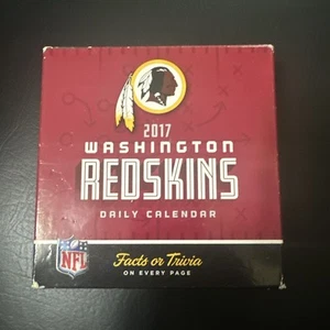 NFL 2017 Washington Redskins Daily Calendar - Open Box - SEALED Calander - Bild 1 von 5
